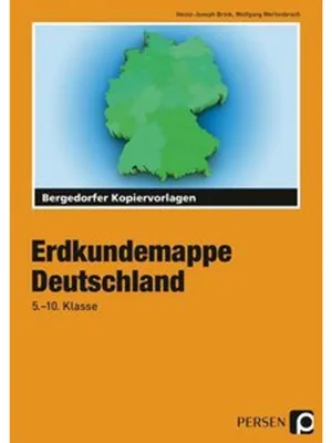 Produktbild von Erdkundemappe Deutschland