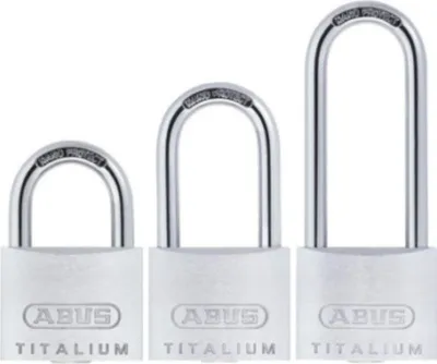 Produktbild von Zylindervorhangschloss 64TI/40 gl Schlosskörper-B.40mm Titalium gl.6411 ABUS