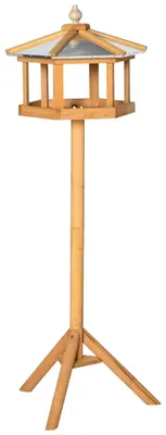 Produktbild von Vogelhaus Vogelvilla Futterhaus Vogelhäuschen Mit Ständer Und Zinkdach 113X40X40 Cm