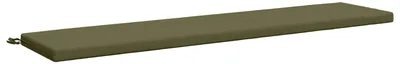 Image de Coussin de banc SOEST, 100 % polyester, vert olive, 170 x 40 x 5 cm