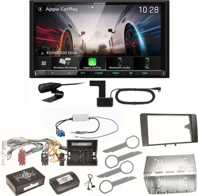 Produktbild von Kenwood DMX8021DABS Android Auto CarPlay Bluetooth Einbauset für Audi A3 8P 8PA