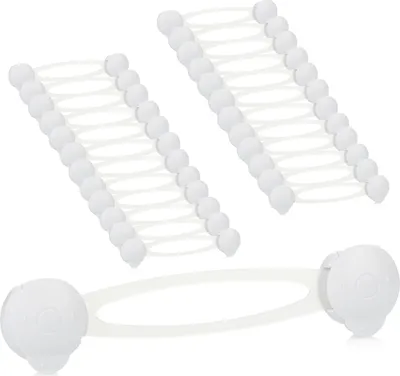 Produktbild von com-four® 24x Schrank- und Schubladensicherung - zum Kleben - Kindersicherung