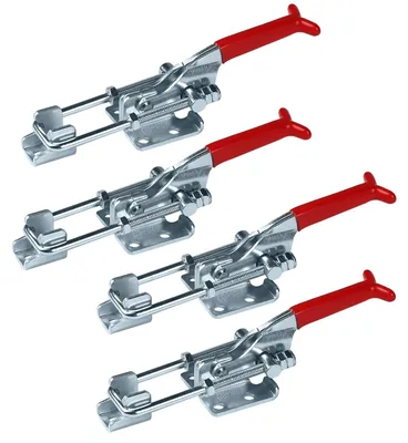 Imagen del producto de 4 abrazaderas de metal ajustables - capacidad de sujeción de 900 kg
