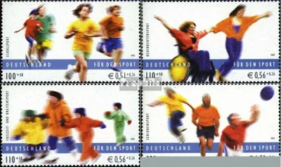 Produktbild von Briefmarken BRD (BR.Deutschland) 2001 Mi 2165-2168 (kompl.Ausg.) gestempelt Sporthilfe