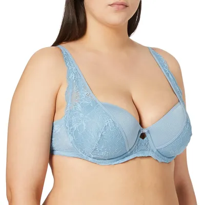 Produktbild von Triumph Amourette Charm WP03, Farbe: Faded Denim P3/4049, Größe: 85E Bügel-BH mit Einlage