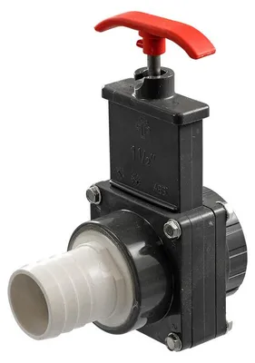 Produktbild von PVC Absperrschieber d 38 mm + 1,5 Zoll IG