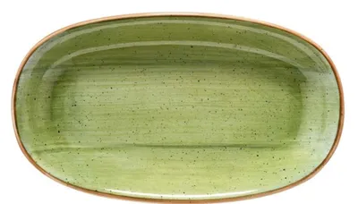 Immagine prodotto di Aura Therapy Piatto gourmet ovale 19x11 cm - 12 pezzi