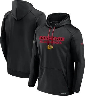 Obrázek produktu pro Mikina pánská CHI AP Rink Poly fleece Pullover Hood Chicago Blackhawks - černá XL