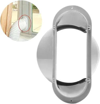 Produktbild von 15-cm-Fensteradapter fš¹r mobile Klimager?te, Anschluss fš¹r Abluftschlauch, Schlauchanschluss, Zubeh?r fš¹r mobile Klimager?te