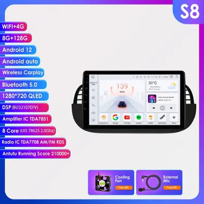 Obrázok produktu pre Autorádio - 2-DIN autorádio - Multimediálny prehrávač - Autostereó - Android Auto - 9-palcová obrazovka