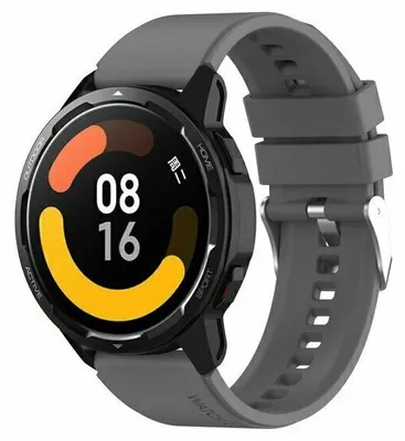 Produktbild von By Qubix Silikon-Sportband - Grau - passend für Huawei Watch 5 - 46 mm