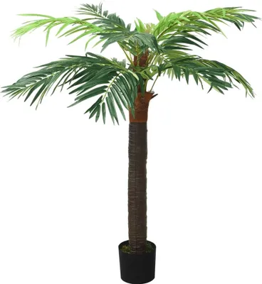 Obrázek produktu pro Umělý datlovník kanárský s květináčem 190 cm zelený
