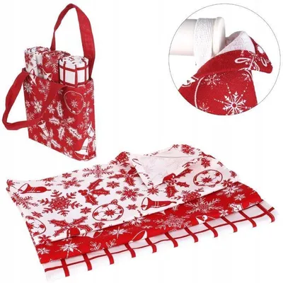 Produktbild von Moraj Weihnachts-Set Küchentücher Baumwolle 40x70 Geschenk