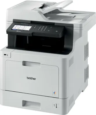 Produktbild von Brother Professional MFC-L8900CDW Kabellos - Laser-Multifunktionsdrucker - Farbe - Kopierer/Fax/Drucker/Scanner - 31 Seiten/Min. Mono/31 ppm Farbdruck - 2400 x 600 dpi Druckauflösung - Duplexdruck, Automatisch - Bis zu60000 Seiten pro Monat - 300 Blatt Papierzufuhr - Farbe Scanner - 1200 dpi Scanauflösung - Farbe Fax - Gigabit-Ethernet - Wireless LAN - USB
