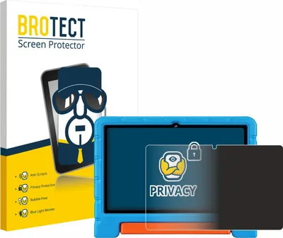 Produktbild von BROTECT Sichtschutzfolie für ZIOVO Z138 10" Anti-Spy Privacy Sichtschutz Blickschutz Folie Blaulicht-Schutz