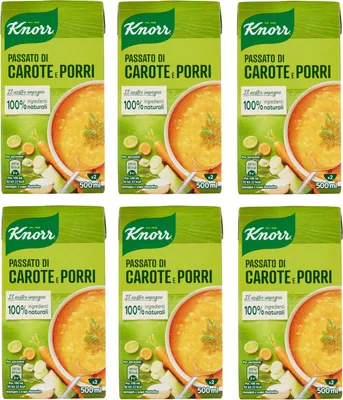 Produktbild von 6x Knorr Passato Tradizionale Vergangenheit traditionell 500 ml Echter Geschmack