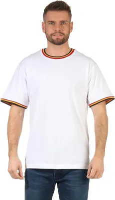Produktbild von Herren T-Shirt kurzarm schwarz weiß 100% Baumwolle Weiß L