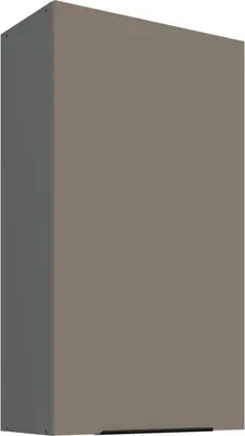 Image de Armoire haute de cuisine LUNARA - largeur 60 cm, beige foncé / anthracite