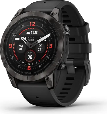 Obrázek produktu pro Garmin EPIX PRO g2 47mm Sapphire Carbon Grey DLC Tit. Černý