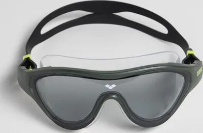 Produktbild von Arena The One Mask, Männer, Universalgröße, Schwarz, Grün, Transparent, Polycarbonat, Silikon, Transparent, Polycarbonat