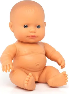 Produktbild von Miniland Babypuppe Europäischer Junge 21cm - Lernspielzeug Puppe
