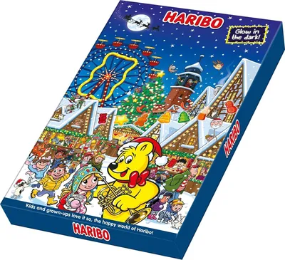 Obrázek produktu pro Haribo Adventní kalendář Allerlei s mini ovocnými žvýkačkami 300g