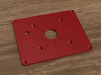 Image de ABS Plaque de fixation Plaque d'insertion pour table de fraisage Triton MOF001 MOF 001