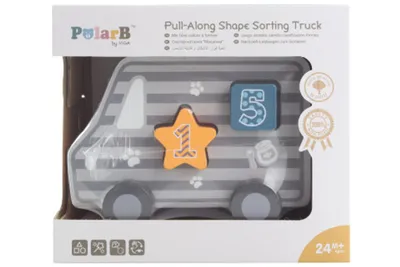 Obrázek produktu pro Dřevěná tahačka a vkládačka - nákladní auto