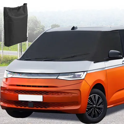 Image de Protection pare-brise pour VW T7 2021-2024 - Pare-soleil étanche