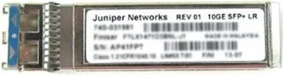 Imagen del producto de Juniper EX-SFP-10GE-LR, Fibra óptica, 10000 Mbit/s, SFP+, LC, 10000 m, 1310 nm