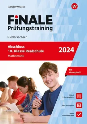 Immagine prodotto di FiNALE Prüfungstraining Abschluss 10. Klasse Realschule Niedersachsen. Mathematik 2024