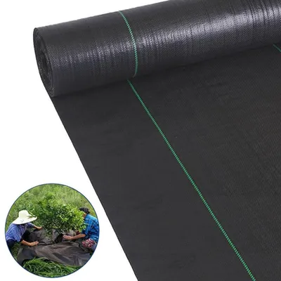 Produktbild von Unkrautvlies - Gartenvlies - Wurzelsperrgewebe - 0.5 x 10 m - UV-stabilisiert - 70 g/m² - Schutz vor Wurzeln und Würmern, Unkrautfolie - Schwarz