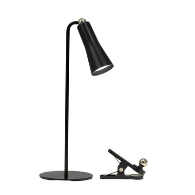 Produktbild von Tischlampe, Kabellos Dimmbar Tischleuchte, Led Tischleuchte Metall, Leselampe, USB Wiederaufladbare, 4 in 1 schwarz