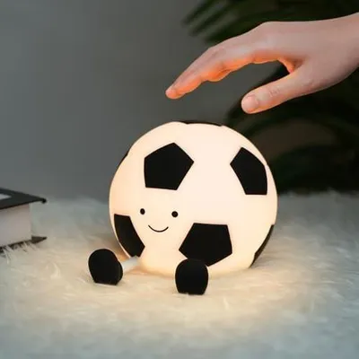 Productafbeelding van Schattige siliconen nachtlamp voor kinderen, oplaadbaar via USB