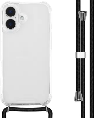 Immagine prodotto di imoshion Cover posteriore con cinturino iPhone 16 - Nero