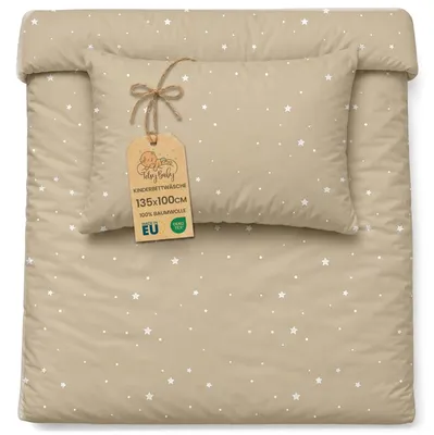 Image de Housse de lit pour bébé, 100x135 cm, en coton