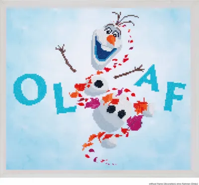 Produktbild von Auslaufmodell Vervaco Diamanten Malerei "Disney Frozen 2 Olaf"