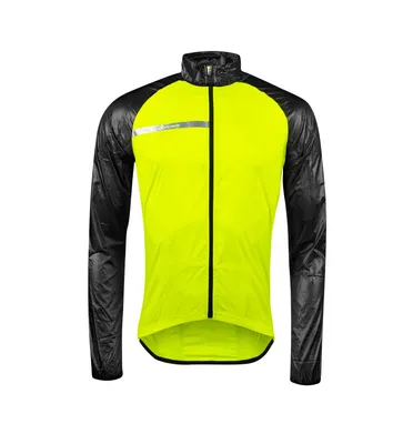 Produktbild von Jacke FORCE WINDPRO KID  128 - 164 fluo-schwarz  +10 °C bis +15 °C Größe: 153/164