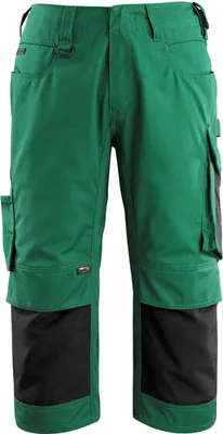 Produktbild von MASCOT 14149-442-0309-C45, Hosen, Unisex, Schwarz, Grün, C45, 750 mm, Baumwolle, Polyester