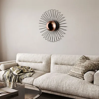 Immagine prodotto di Opviq, moderna lampada da parete in metallo, nera, 60 x 60 x 24 cm | IP20, 1 x G9 max 8 W (lampadina non inclusa) | Design elegante e industriale per ogni ambiente.