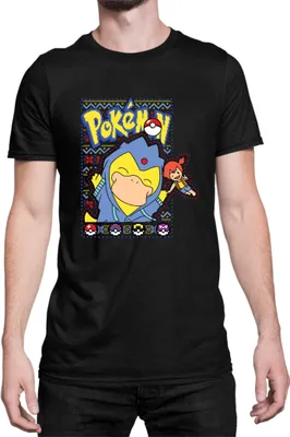Produktbild von Herren T-Shirt Japan Manga Anime Comics Pokemon 045, Man L / Schwarz