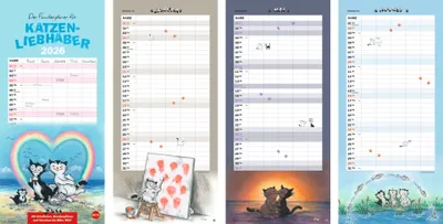 Produktbild von HEYE 1405 Streifenkalender Mit der Natur durch das Jahr - 11 x 49 cm