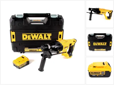 Produktbild von DeWalt DCH 133 NT Akku Kombihammer 18V 2,6J SDS plus Brushless + 1x Akku 4,0Ah + TSTAK - ohne Ladegerät
