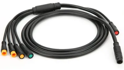 Zdjęcie produktu dla Zintegrowany kabel rowerowy 1 w 5 z funkcją oświetlenia, wodoodporny kontroler do roweru elektrycznego