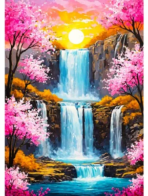 Produktbild von Viel Spass Beim Puzzle Cherry Waterfall 1000 Dlks