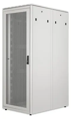 Produktbild von Digitus Serverschrank Unique Server-N Serie - 800x1200 mm (BxT), Freistehendes Gestell, 42U, 1200 kg, Sperrschloss, Verstellbare Füße, Verbessertes Kabelmanagement