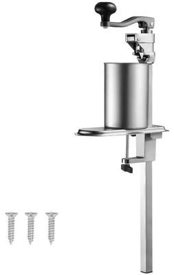 Productafbeelding van VEVOR Handmatige doseopener, doseopenermachine voor montage op een tafel, standaard doseopener met voet, in hoogte verstelbare tafeldoseopener voor blikken tot 40 cm hoog, geschikt voor restaurants, hotels, enz.
