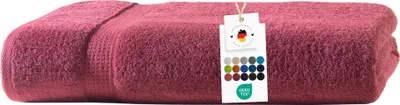 Produktbild von Badetücher 100x150 cm aus 100% Baumwolle, Duschtuch Frottier Handtücher 500g/m2