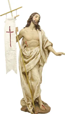 Produktbild von Heiligenfigur Jesus Auferstehung 30 cm Polyresin Deko Figur