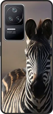 Produktbild von König Design Hülle kompatibel mit Xiaomi Poco F4 Kunststoff Soft Handyhülle - Handy Case Zebra